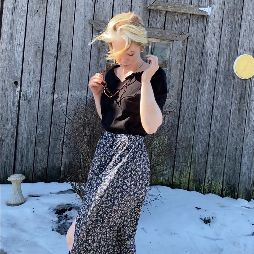 Button down skirt